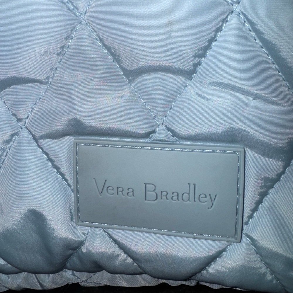 Vera Bradley Sky Blue Quilted Backpack - Picture 6 of 6